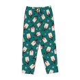 thumbnail image 1 of Lsque Halloween Ghosts Print Women's Pajama Pants, Lounge Pant - Comfortable Home Wear,Elastic Waistband, Stylish Design-X-Large, 1 of 9