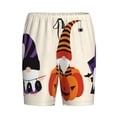 thumbnail image 1 of Lsque Halloween Gnomes1 Mens Sleep Pajama Shorts,Short Pajama Pants, Cotton Ultra-Soft Knit-4X-Large, 1 of 9