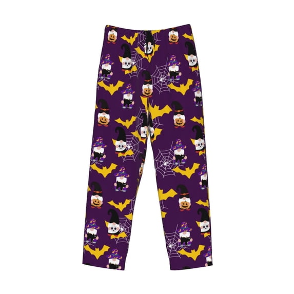 Lsque Halloween Gnomes1 Print Men's Pajama Pants, Lounge Pant - Comfortable Home Wear,Elastic Waistband, Stylish Design-X-Large