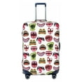 thumbnail image 1 of Lsque Halloween Mouth Printed Luggage Cover, Travel Luggage Protector,Scratch and Dirt Resistant, Fits 18-32 Inch Luggage - Medium, 1 of 9