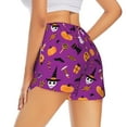 thumbnail image 1 of Lsque Halloween2 Printed Women's Running Shorts with Liner Pockets,Elastic Quick Dry Workout Athletic Gym Yoga Shorts,Womens High Waist Shorts-Medium, 1 of 9