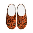 thumbnail image 1 of Lsque Halloween3 Pattern Womens Comfort Cotton on Scuff With Memory Foam and Anti-skid Sole Slipper-46/47, 1 of 7