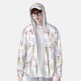 thumbnail image 1 of Lsque Hand Drawn Rabbit UPF 50+ Lightweight Sun Protection Men's Women's Long Sleeve Shirt, Hoodie Performance -Small, 1 of 9