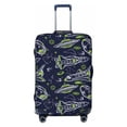 thumbnail image 1 of Lsque Hand Drawn Rockets Printed Luggage Cover, Travel Luggage Protector,Scratch and Dirt Resistant, Fits 18-32 Inch Luggage - Small, 1 of 9