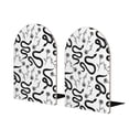 thumbnail image 1 of Lsque Hand Drawn Snake Printed Wood Bookends,Non-Skid Bookend for Shelves,Heavy Duty Support Bookends,Non-Slip Foam Pads for Office, Home, and Library,1 Pair, 1 of 8