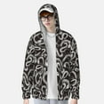 thumbnail image 1 of Lsque Hand Drawn Snake UPF 50+ Lightweight Sun Protection Men's Women's Long Sleeve Shirt, Hoodie Performance -X-Large, 1 of 9