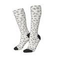 thumbnail image 1 of Lsque Hand Drawn Squirrel Printed Crew Socks Men's Women's LightWeight Thin Casual Calf Socks ,Knee High Socks,Cotton Socks, 1 of 9