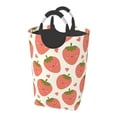 thumbnail image 1 of Lsque Hand Drawn Strawberry Laundry Basket, Laundry Hamper, Dirty Clothes Hamper for Laundry, Collapsible, Waterproof Laundry Baskets with Aluminum Handles for Laundry, Dorm, Family, 1 of 6