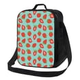 thumbnail image 1 of Lsque Hand Drawn Strawberry Lunch Bag Lunch Box for Women Men Reusable Insulated Lunch Tote Bag,Leakproof Thermal Cooler Sack Food Handbags Case High Capacity, 1 of 9