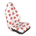 thumbnail image 1 of Lsque Hand Drawn Strawberry Pattern Car Seat Covers for Front Seats , Waterproof Seat Covers for Cars, Sporty Front Seat Covers,Car Seat Cover Protector Front Seats, 1 of 5