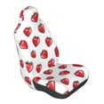 thumbnail image 1 of Lsque Hand Drawn Strawberry Pattern Car Seat Covers for Front Seats , Waterproof Seat Covers for Cars, Sporty Front Seat Covers,Car Seat Cover Protector Front Seats, 1 of 5