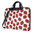 thumbnail image 1 of Lsque Hand Drawn Strawberry Pattern Laptop Bag – Portable & Slim Single-Shoulder Computer Case with Adjustable Strap, Protective, Lightweight for 13”/14”/15.6” Laptops, 1 of 8