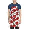 thumbnail image 1 of Lsque Hand Drawn Tomatoes Waterproof Apron Chef Aprons for Men Heavy Duty Chemical Work Apron Extra Long Grilling Aprons with Adjustable Bib Apron, 1 of 9