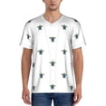 thumbnail image 1 of Lsque Hand Drawn Turtle Pattern Mens Polo Golf Shirts Funny Graphics Shorts Sleeve Button Shirts Baseball T-shirt-Medium, 1 of 7