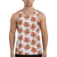 thumbnail image 1 of Lsque Hand drawn octopus Pattern Mens Tank Tops Muscle Athletic Quick Dry Sleeveless Workout Fitness T Shirts Beach Tank Top, Loose-fit Sleeveless Shirt for Men-3X-Large, 1 of 7