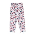 thumbnail image 1 of Lsque Happy Columbus Day Print Women's Pajama Pants, Lounge Pant - Comfortable Home Wear,Elastic Waistband, Stylish Design-Large, 1 of 9