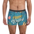 thumbnail image 1 of Lsque Happy Easter Pattern Men’s Total Support Pouch Boxer Briefs, X-Temp Cooling, Moisture-Wicking Underwear, Regular, Long-leg and Trunk-X-Large, 1 of 5