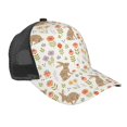 thumbnail image 1 of Lsque Happy Easter Printed Trucker Hat - Baseball Cap for Men Women - Breathable Mesh Side, Adjustable Fit - for Casual Wear, 1 of 7