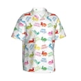 thumbnail image 1 of Lsque Happy Easter Rabbit pattern Hawaiian Shirt for Men, Unisex Summer Beach Casual Short Sleeve Button Down Shirts-XX-Large, 1 of 9
