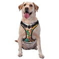 thumbnail image 1 of Lsque Happy Fall Y'All Dog Harness, No-Pull Pet Harness with 2 Leash Clips, Adjustable Soft Padded Dog Vest with Easy Control Handle for Large Dogs-X-Large, 1 of 9