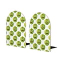 thumbnail image 1 of Lsque Happy Fruit Printed Wood Bookends,Non-Skid Bookend for Shelves,Heavy Duty Support Bookends,Non-Slip Foam Pads for Office, Home, and Library,1 Pair, 1 of 8
