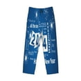 thumbnail image 1 of Lsque Happy New Year 2024 (4) Print Men's Pajama Pants, Lounge Pant - Comfortable Home Wear,Elastic Waistband, Stylish Design-Medium, 1 of 9