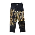 thumbnail image 1 of Lsque Happy New Year 2024 (5) Print Women's Pajama Pants, Lounge Pant - Comfortable Home Wear,Elastic Waistband, Stylish Design-Medium, 1 of 9