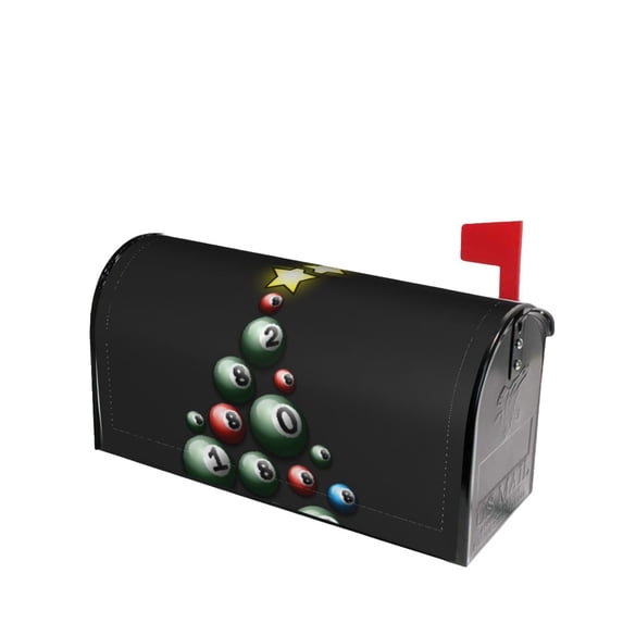 Lsque Happy New Year1 Mailbox Cover Standard Size ,Magnetic Mailbox Covers Post Wraps Letter Box Cover -21x18 in