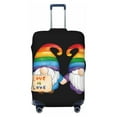thumbnail image 1 of Lsque Happy Pride Gnome Printed Luggage Cover, Travel Luggage Protector,Scratch and Dirt Resistant, Fits 18-32 Inch Luggage - Small, 1 of 9
