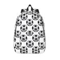 thumbnail image 1 of Lsque Happy Soccer Pattern Canvas Daypack, Durable Backpack, High-quality Versatile Backpack,Vintage Compact Backpack-Small, 1 of 6