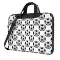 thumbnail image 1 of Lsque Happy Soccer Pattern Laptop Bag – Portable & Slim Single-Shoulder Computer Case with Adjustable Strap, Protective, Lightweight for 13”/14”/15.6” Laptops, 1 of 8