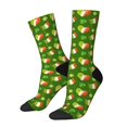 thumbnail image 1 of Lsque Happy St. Patrick's Day Printed Men's Crew Socks, Soft Durable Breathable Moisture-Wicking with Odor Control Cotton socks, 1 of 6