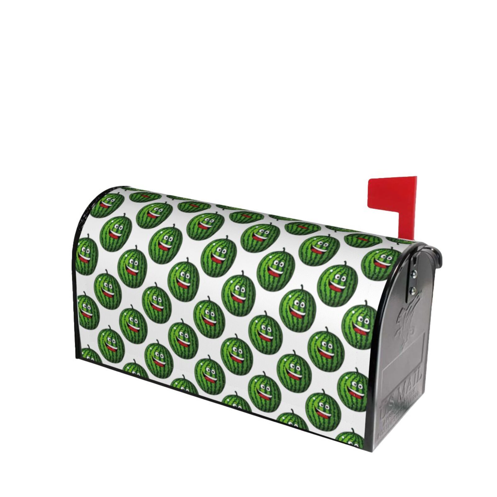 Mailbox Post Wraps Lsque Happy Watermelon Mailbox Cover Standard Size ,Magnetic Mailbox ...
