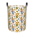 thumbnail image 1 of Lsque Harvest Scarecrow Pattern Pattern Laundry Hamper Basket, Tall Woven Rope Hamper Basket for Clothes, Lightweight Storage Basket, Collapsible Waterproof-, 1 of 6