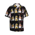 thumbnail image 1 of Lsque Have a Nice Day pattern Hawaiian Shirt for Men, Unisex Summer Beach Casual Short Sleeve Button Down Shirts-Medium, 1 of 9