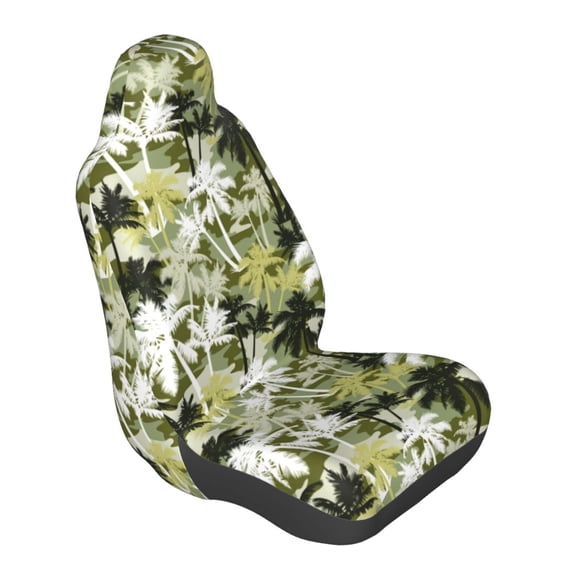 Lsque Hawaii Palms Pattern Car Seat Covers for Front Seats , Waterproof Seat Covers for Cars, Sporty Front Seat Covers,Car Seat Cover Protector Front Seats