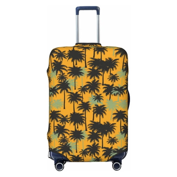 Lsque Hawaii Palms Printed Luggage Cover, Travel Luggage Protector,Scratch and Dirt Resistant, Fits 18-32 Inch Luggage - X-Large