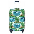 thumbnail image 1 of Lsque Hawaii Palms Printed Luggage Cover, Travel Luggage Protector,Scratch and Dirt Resistant, Fits 18-32 Inch Luggage - X-Large, 1 of 9