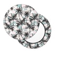 thumbnail image 1 of Lsque Hawaii Palms Round Bar chair cushion covers Velvet Fabric Premium Comfort Protects from Scratches and Stains for 14-17 Inch Chair- 13 inch, 1 of 7