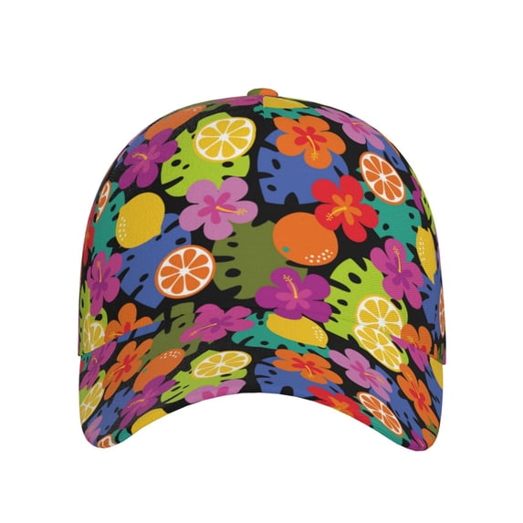 Lsque Hawaiian Style Baseball Cap Trucker Low Profile Hat Golf Dad Hat Adjustable Original Classic Unconstructed Plain Cap Men Women