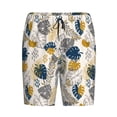 thumbnail image 1 of Lsque Hawaiian Style Mens Sleep Pajama Shorts,Short Pajama Pants, Cotton Ultra-Soft Knit-Small, 1 of 1
