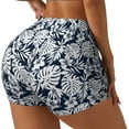 thumbnail image 1 of Lsque Hawaiian Style Pattern High Waisted Biker Shorts for Women-Tummy Control Fitness Athletic Workout Running Yoga Gym Shorts,Moisture-Wicking-Medium, 1 of 9