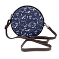 thumbnail image 1 of Lsque Hawaiian Style Pattern Shoulder Bag – Microfiber Leather Crossbody with Detachable Strap & Handle Ring, Waterproof & Durable, Elegant Everyday Carry, 1 of 5