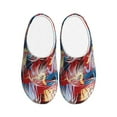 thumbnail image 1 of Lsque Hawaiian Style Pattern Womens Comfort Cotton on Scuff With Memory Foam and Anti-skid Sole Slipper-39/40, 1 of 7