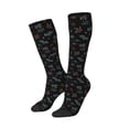 thumbnail image 1 of Lsque Hawaiian Style Printed Crew Socks Men's Women's LightWeight Thin Casual Calf Socks ,Knee High Socks,Cotton Socks, 1 of 9