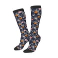 thumbnail image 1 of Lsque Hawaiian Style Printed Crew Socks Men's Women's LightWeight Thin Casual Calf Socks ,Knee High Socks,Cotton Socks, 1 of 9