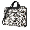 thumbnail image 1 of Lsque Heart Leopard Pattern Laptop Bag – Portable & Slim Single-Shoulder Computer Case with Adjustable Strap, Protective, Lightweight for 13”/14”/15.6” Laptops, 1 of 8