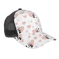 thumbnail image 1 of Lsque Heart Panda Printed Trucker Hat - Baseball Cap for Men Women - Breathable Mesh Side, Adjustable Fit - for Casual Wear, 1 of 7