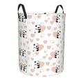 thumbnail image 1 of Lsque Heart Panda pattern Laundry Hamper Basket, Tall Woven Rope Hamper Basket for Clothes, Lightweight Storage Basket, Collapsible Waterproof-Small, 1 of 8
