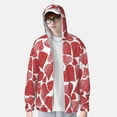 thumbnail image 1 of Lsque Hearts UPF 50+ Lightweight Sun Protection Men's Women's Long Sleeve Shirt, Hoodie Performance -XX-Large, 1 of 9